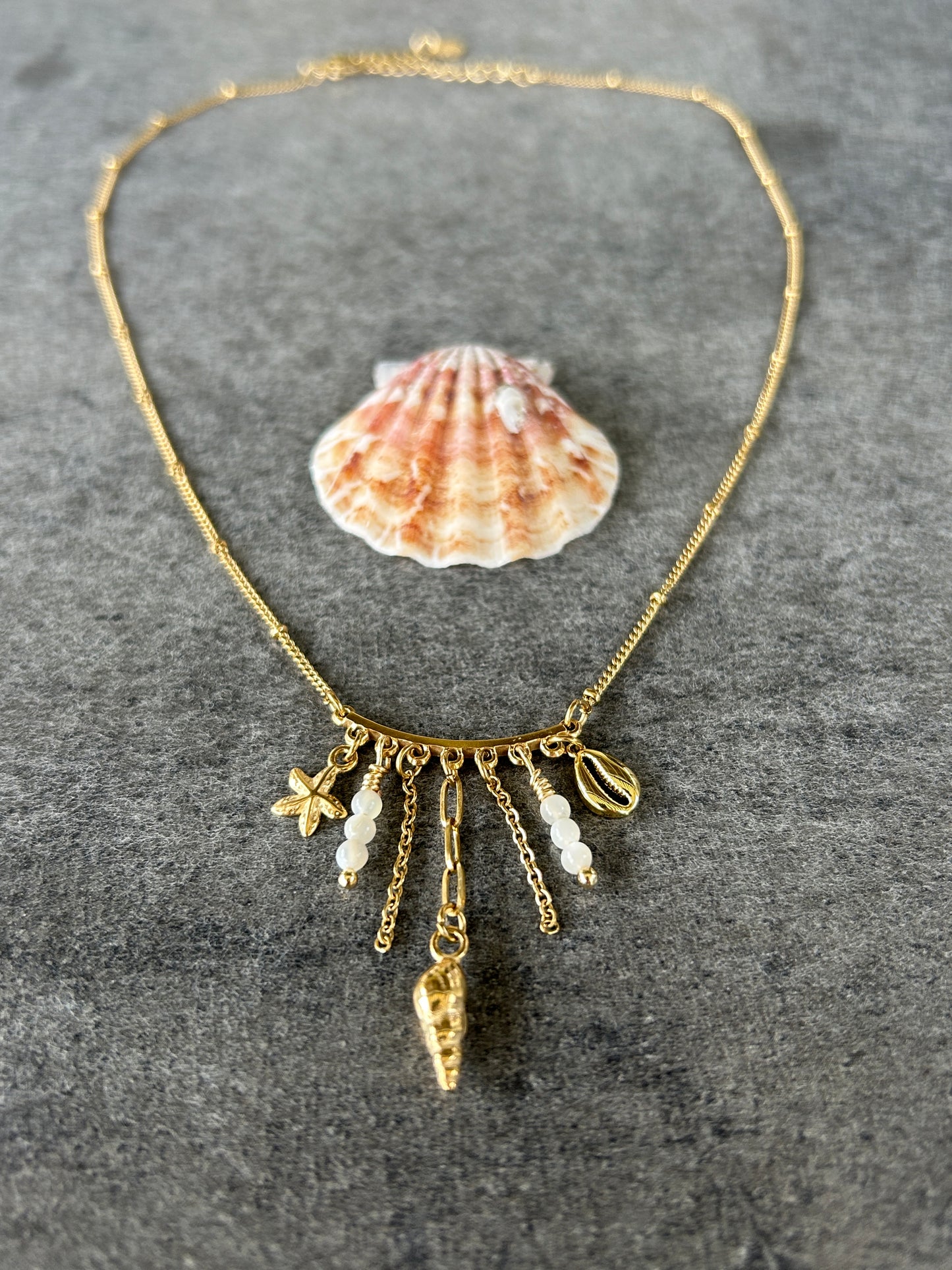Cascade Gold Necklace Osealina