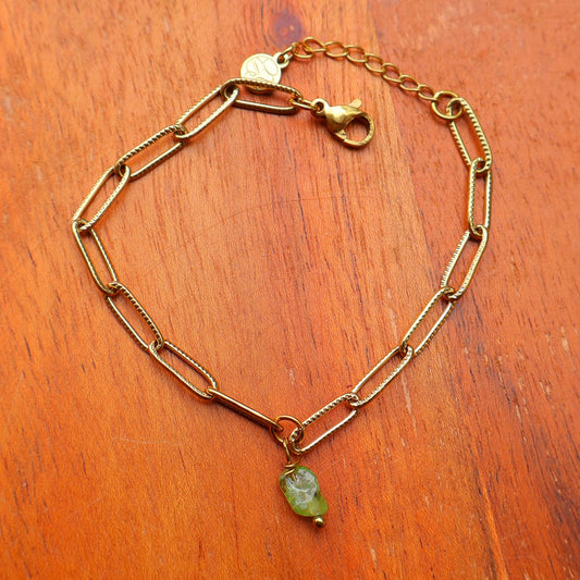 Gemstone Bracelet - Gold