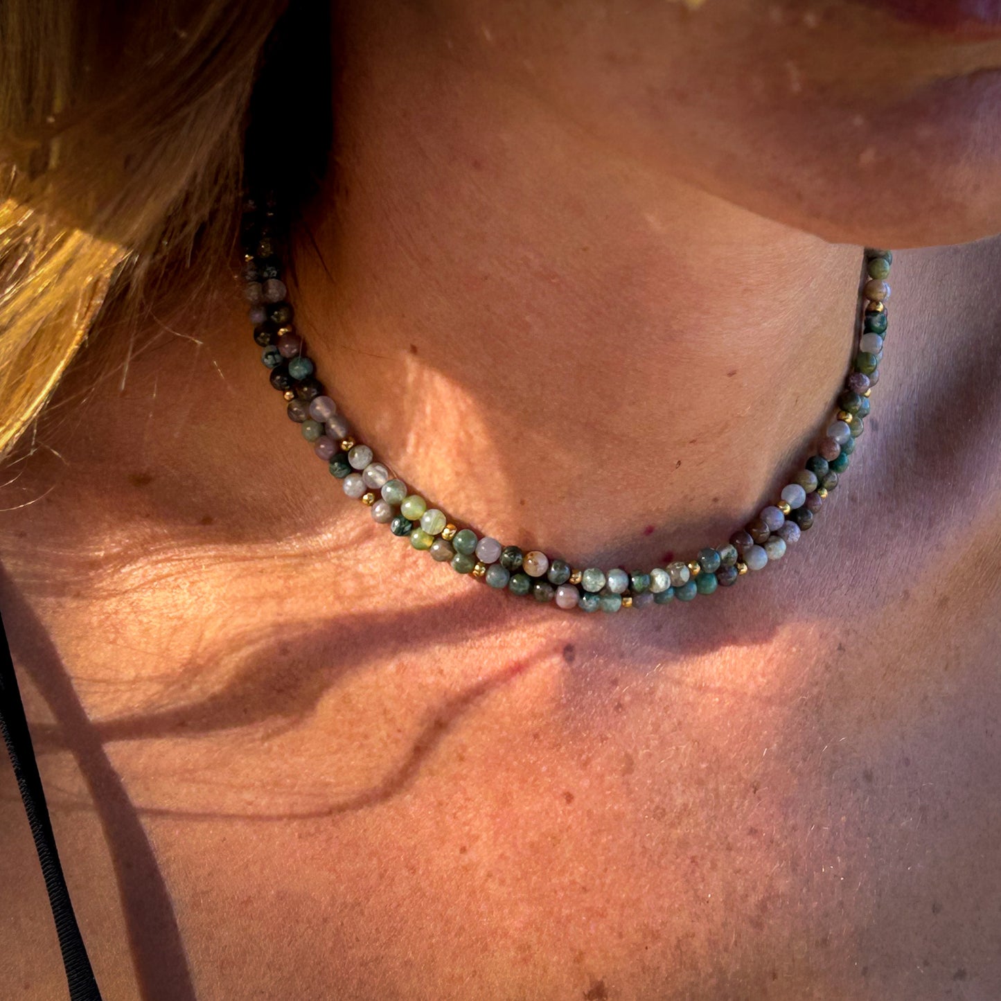 Osealina Sunglass- & Bellychain - Indian Agate