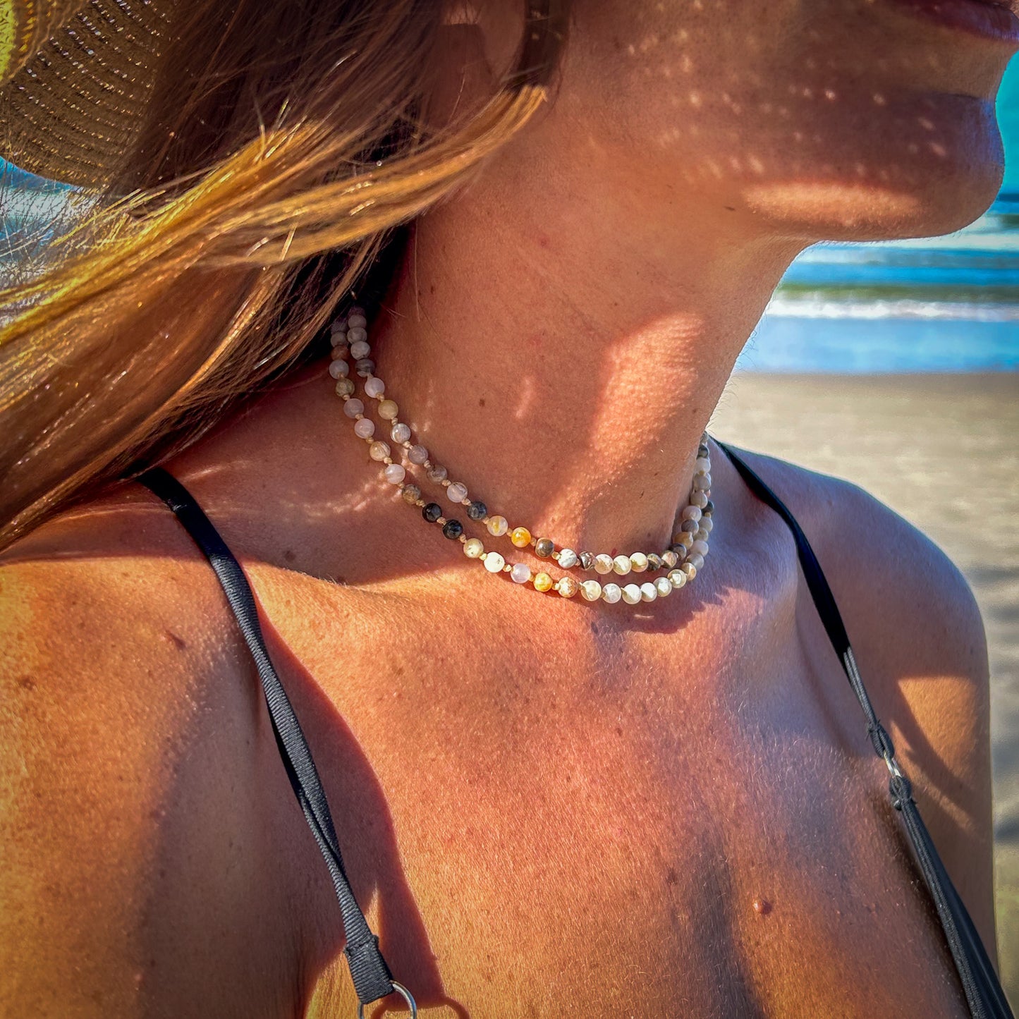Osealina Sunglass- & Bellychain - Bamboo Agate