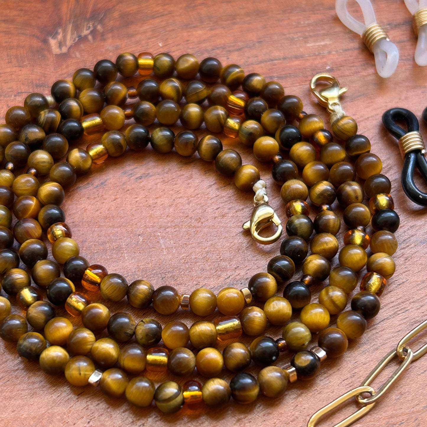 Osealina Sunglass- & Bellychain - Tigerseye