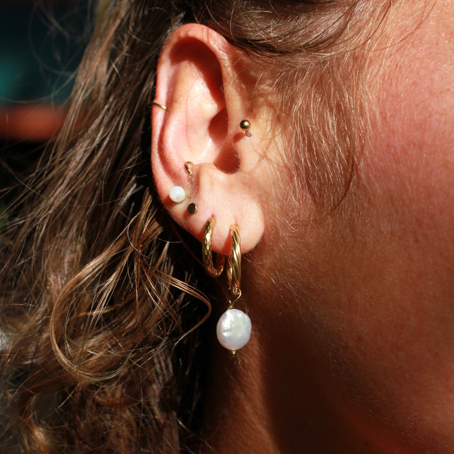 Twisted Pearl Earrings - Two Looks in One