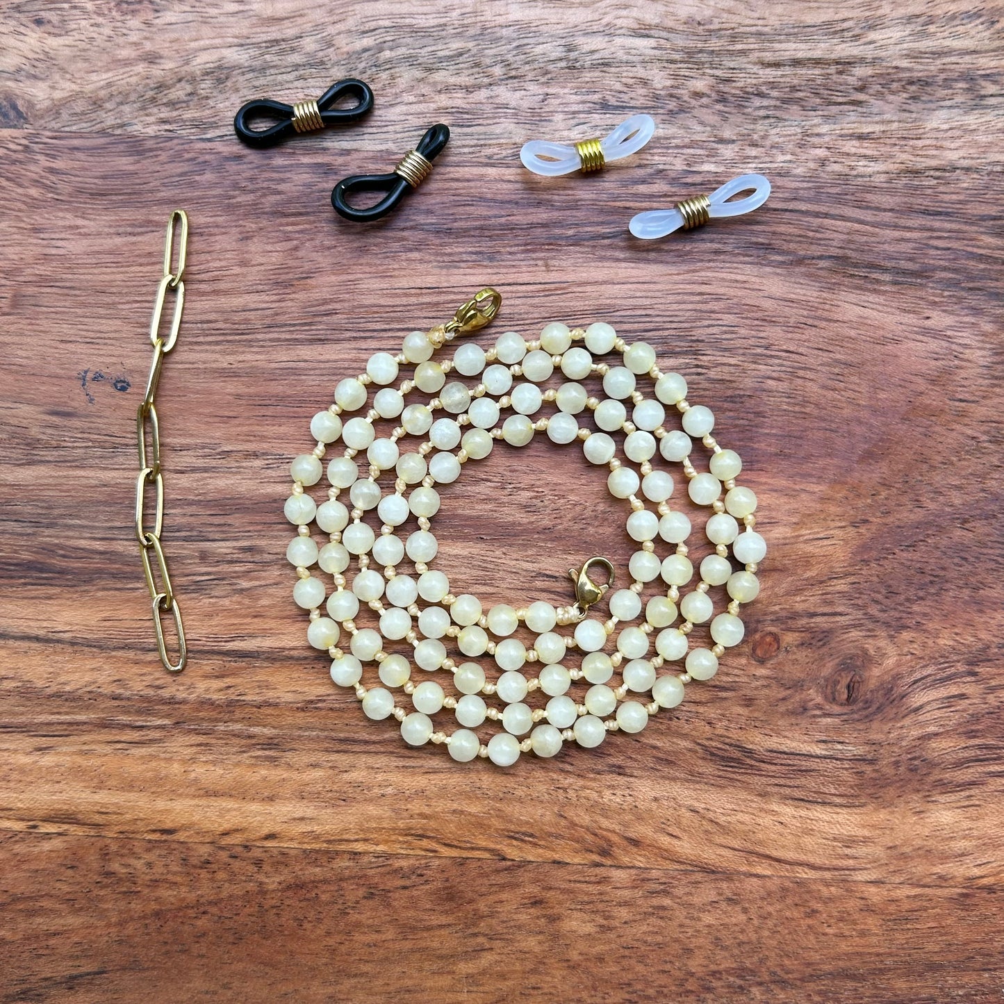 Osealina Sunglass Chain - Honey Jade
