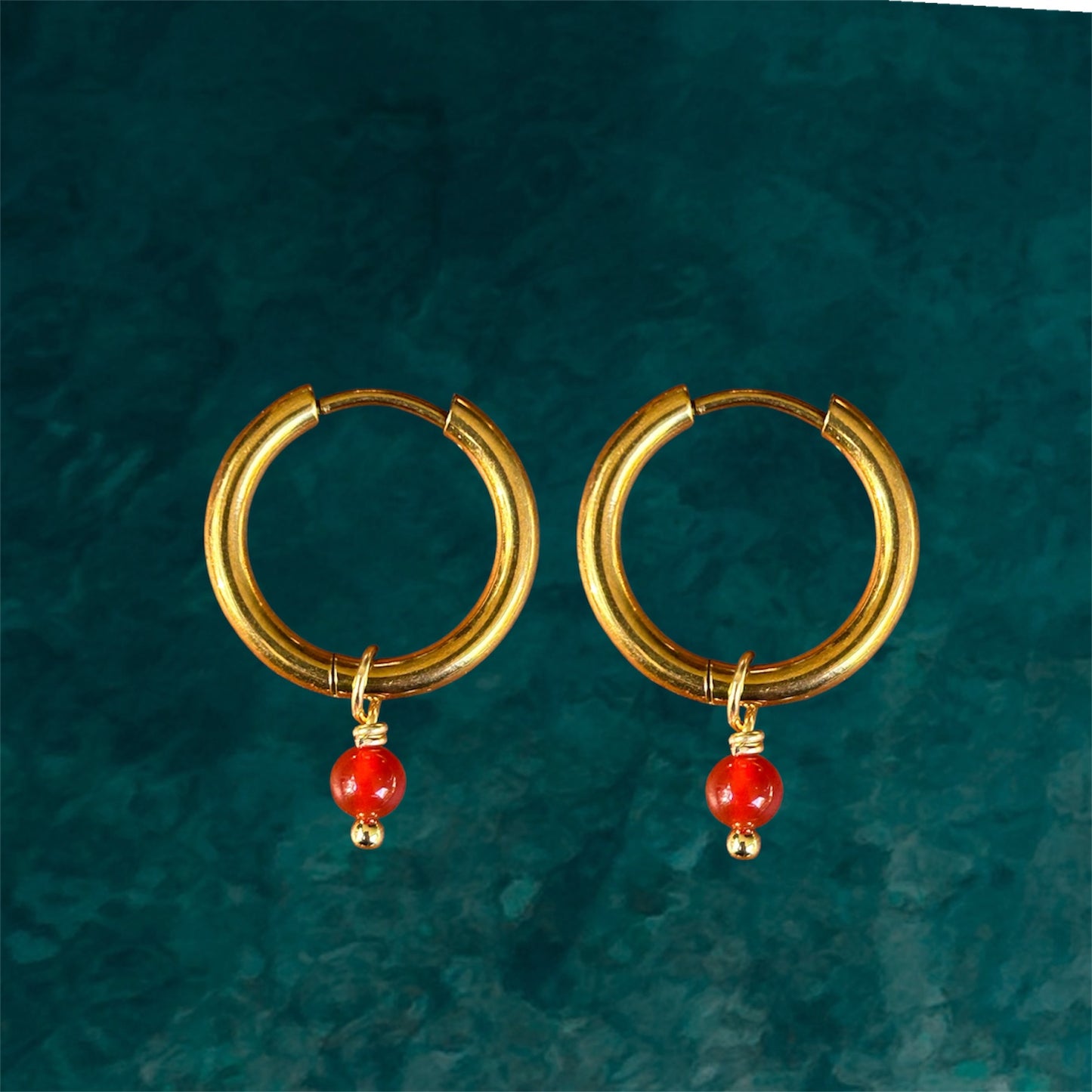 Osealina Waterproof Earrings Carnelian