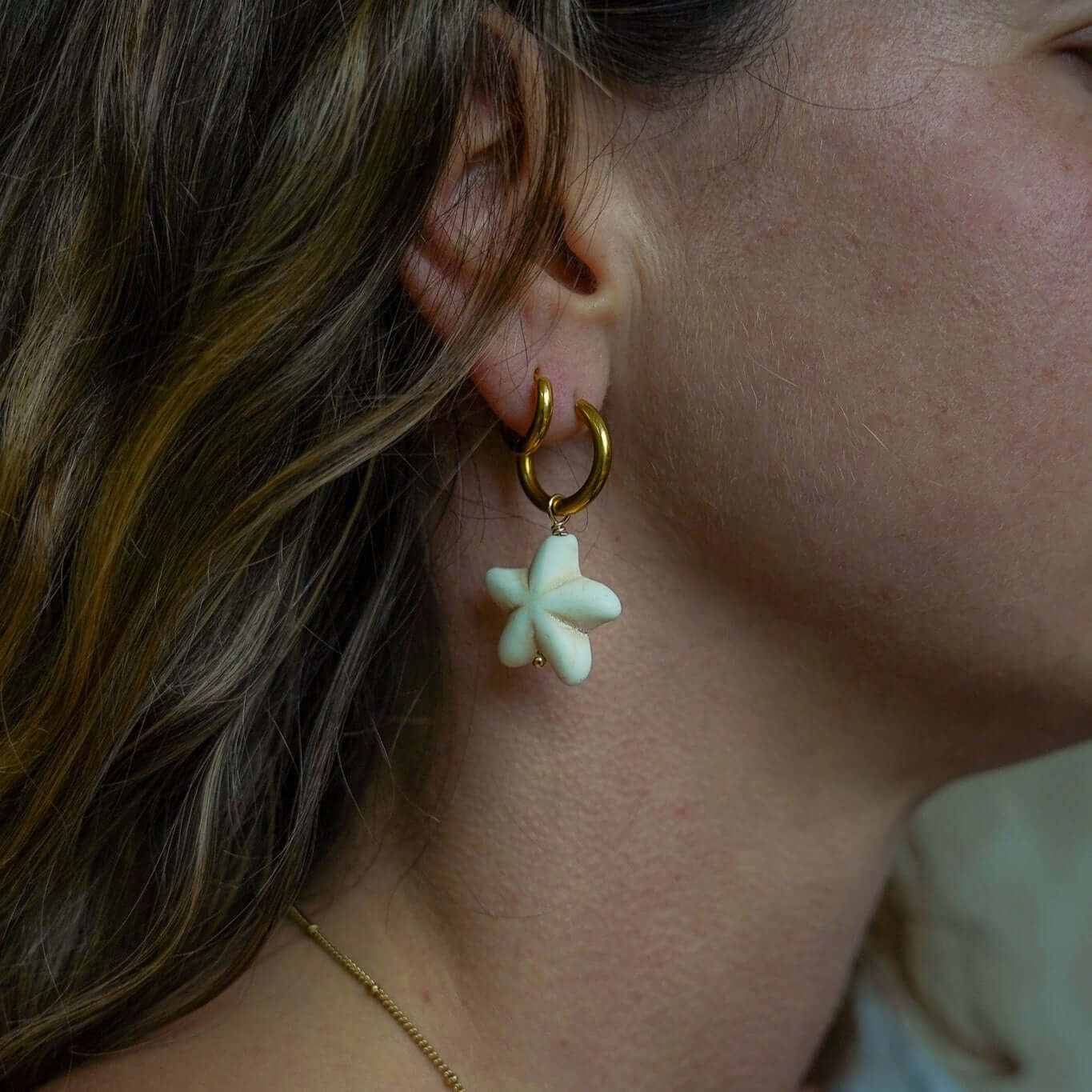 Starfish Earrings Waterproof