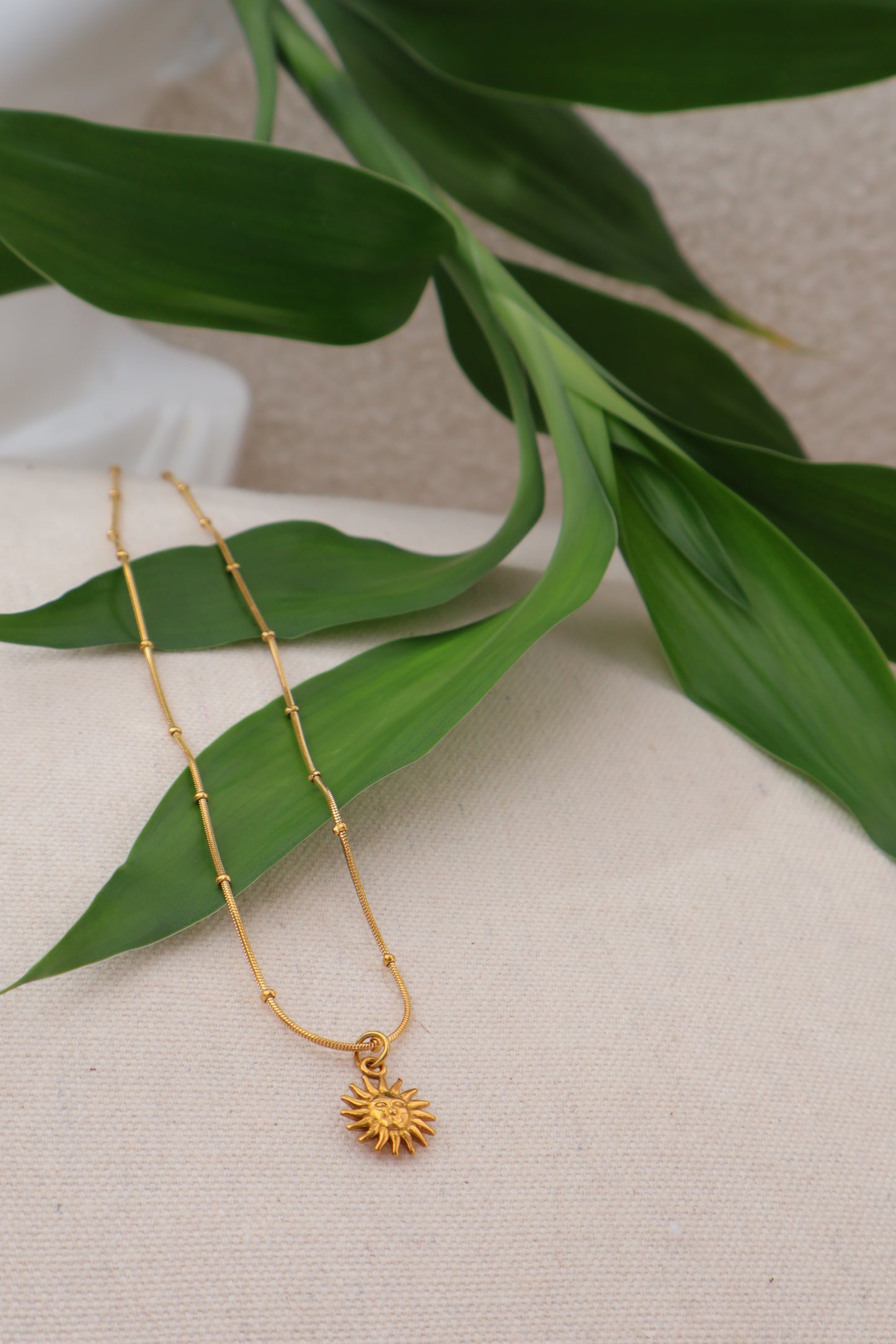 Tiny Sun Necklace