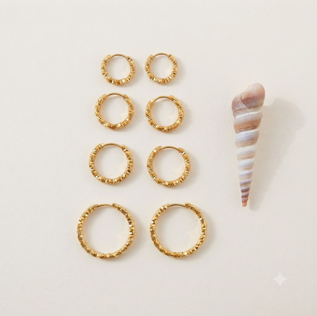 Earrings Twisted - all sizes
