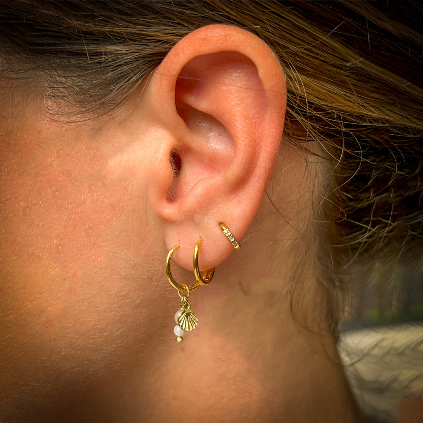 Moonie Hoops - Mini Shell