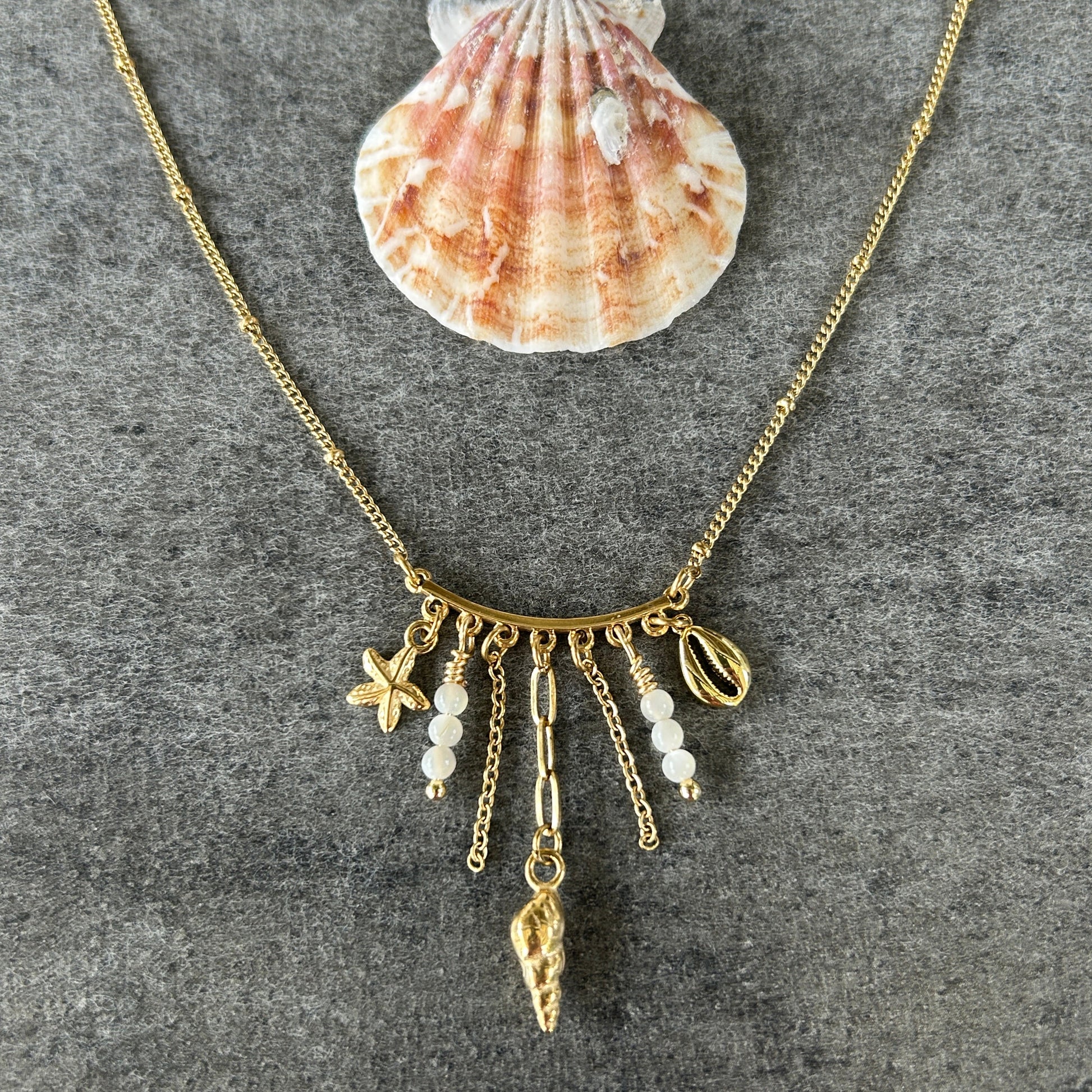 Cascade Gold Necklace Osealina