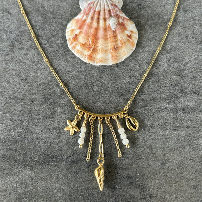 Cascade Gold Necklace Osealina