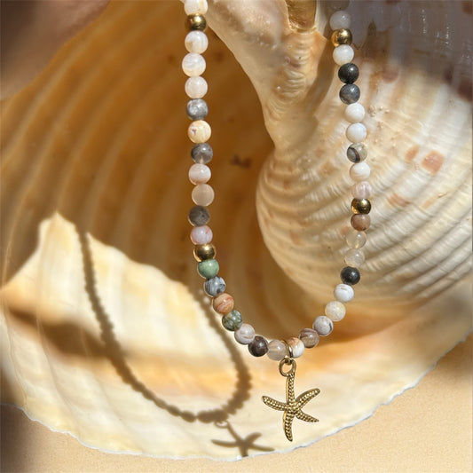 Choker Necklace Starfish Osealina Jewellery