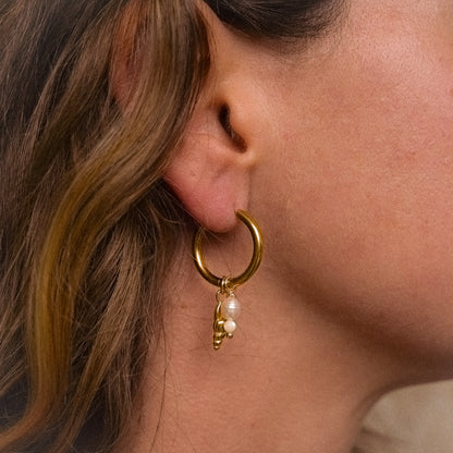 Screw Shell Earrings Osealina