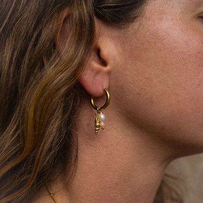 Screw Shell Earrings Osealina
