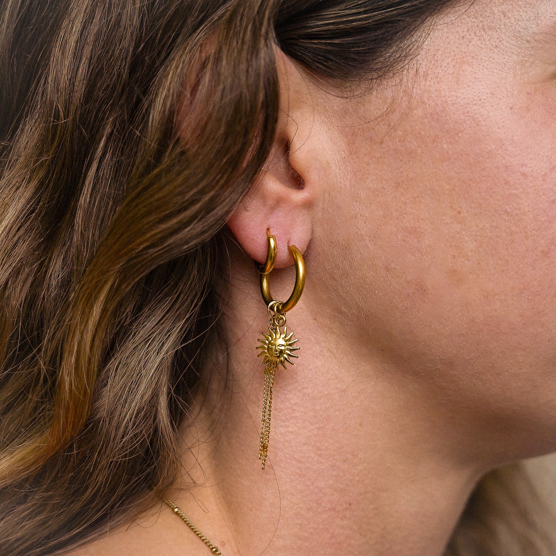 Earring Set of 2 - Mix & Match - Dangly Sun Osealina