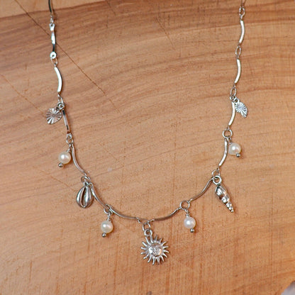 Multicharm Choker - Silver