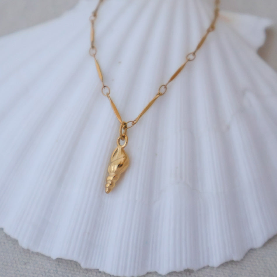 Gold Shell Necklace