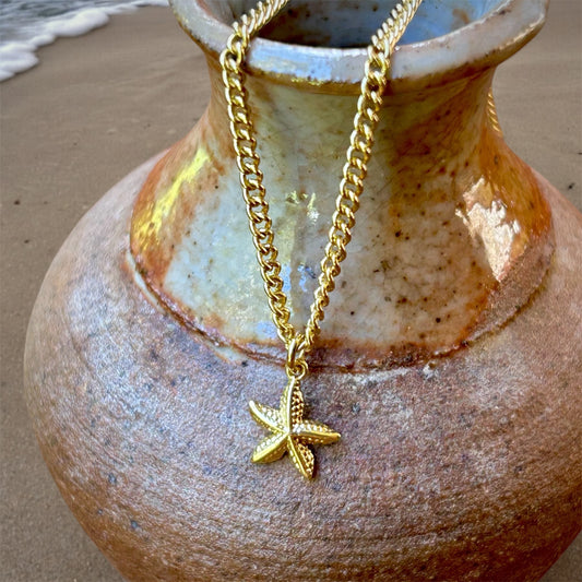 Golden Hour Starfish Necklace