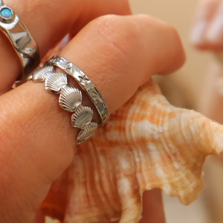 Shell Ring  - Silver