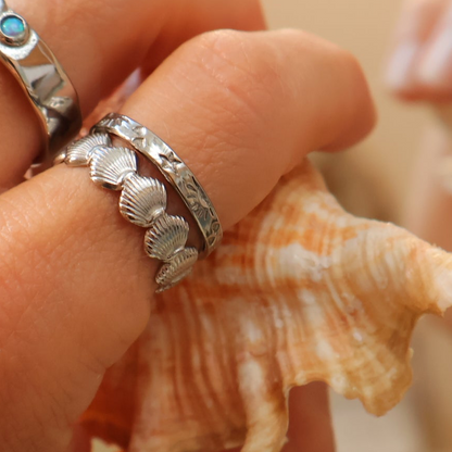 Shell Ring  - Silver