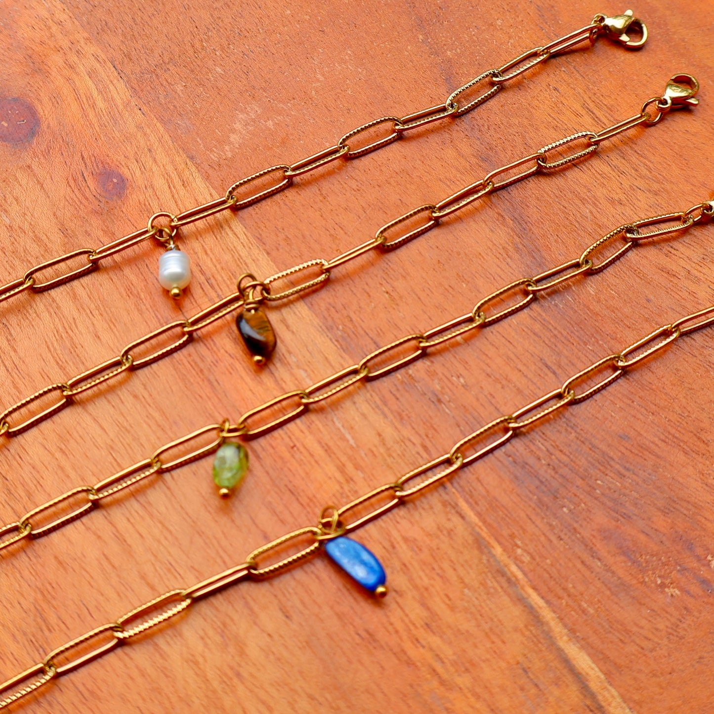 Gemstone Bracelet - Gold