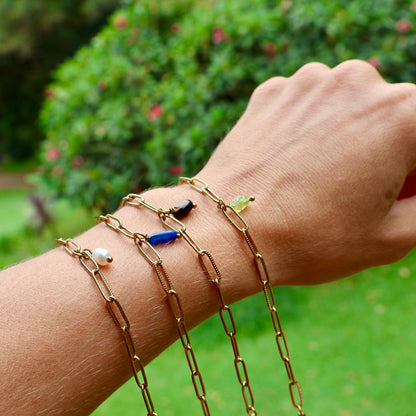 Gemstone Bracelet - Gold