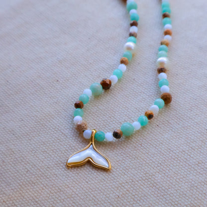 Whale Tale Choker - Beach