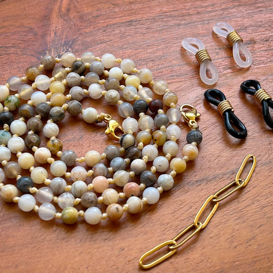 Osealina Sunglass- & Bellychain - Bamboo Agate