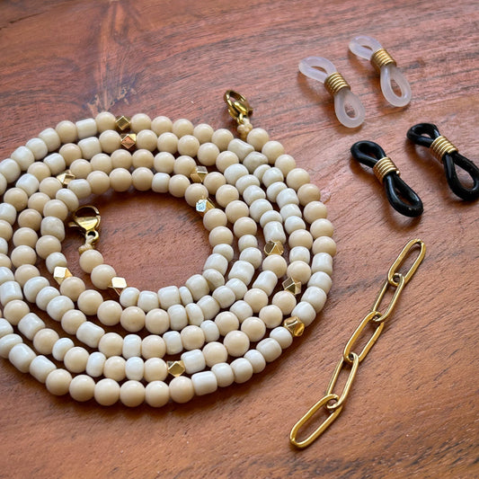 Osealina Sunglass- & Bellychain  - Ivory Jade
