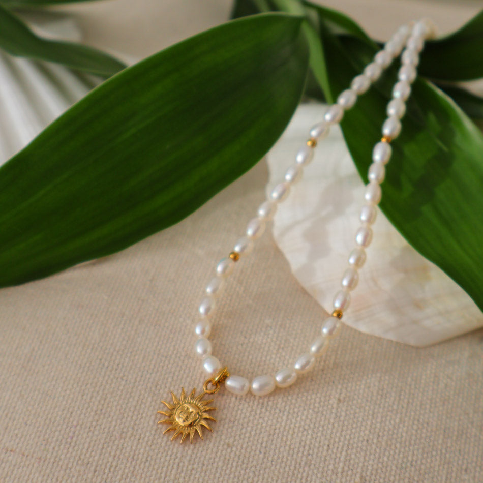 Sun Necklace - Sweetwaterpearl