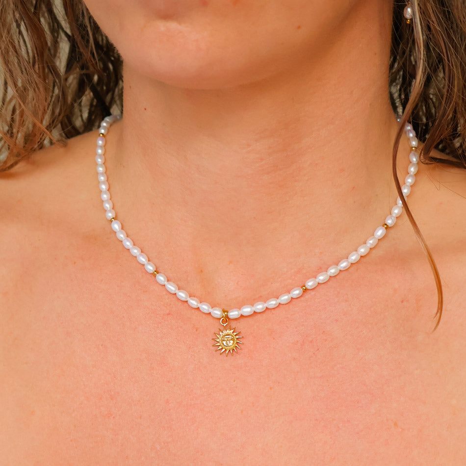 Sun Necklace - Sweetwaterpearl