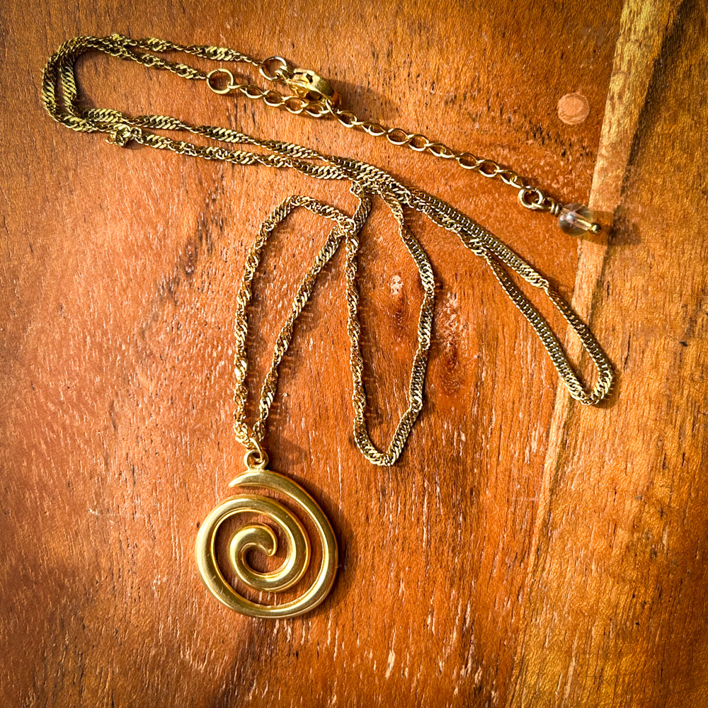 Spiral Necklace - Growth and Transformation - Osealina Jewellery