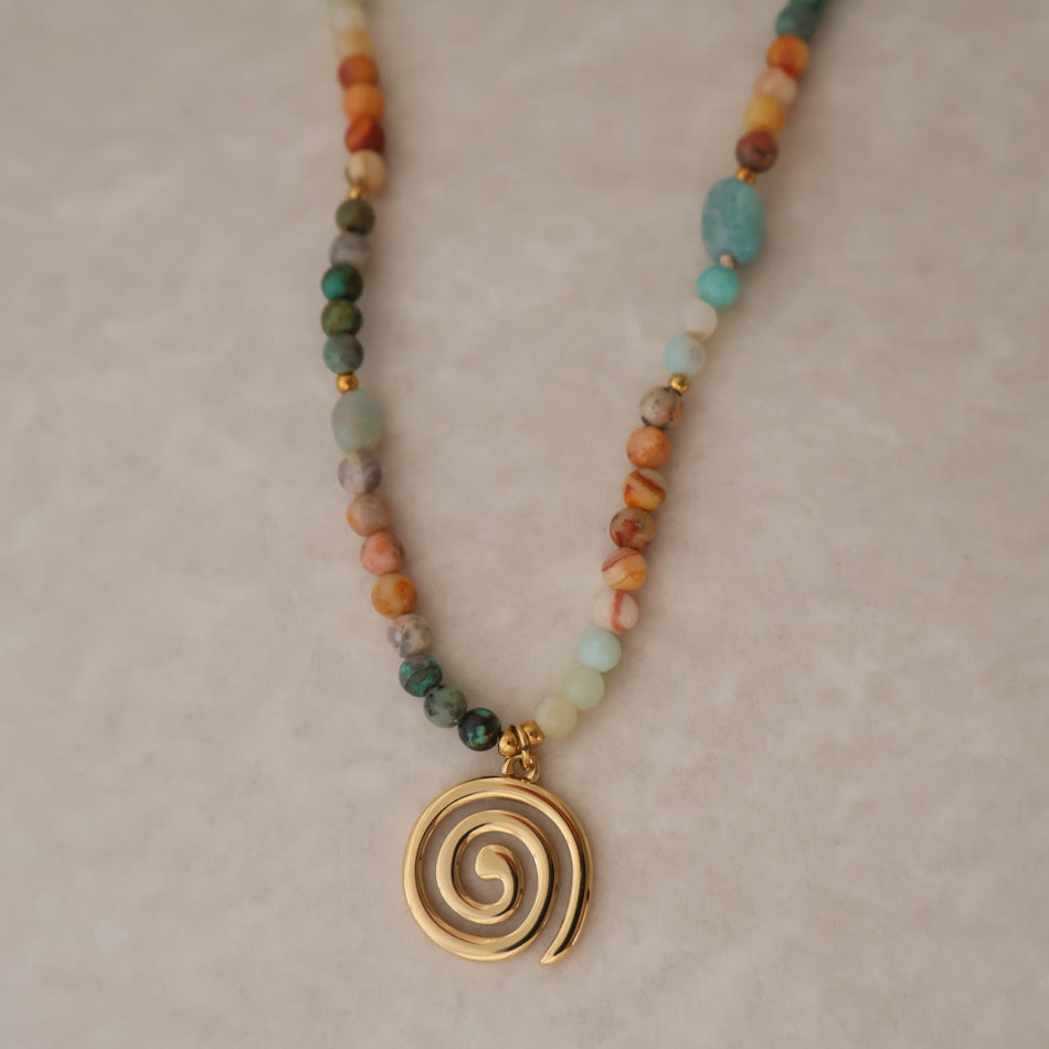 Lagoon Necklace - Spiral