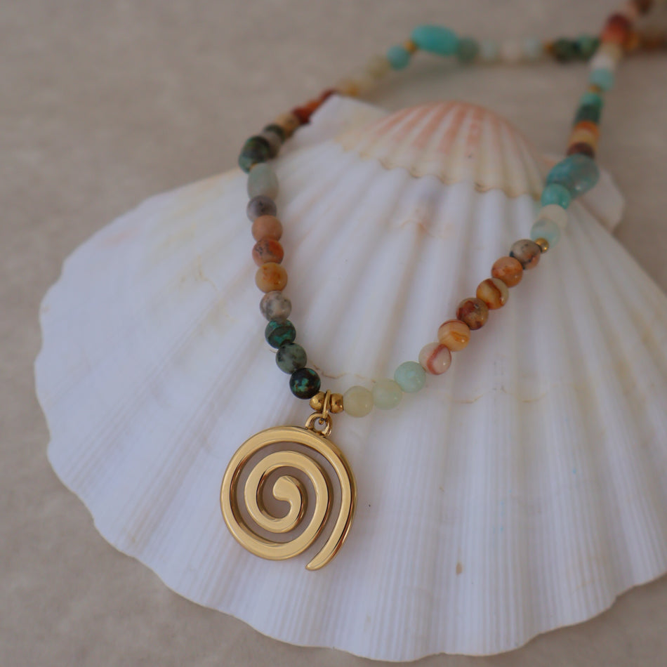 Lagoon Necklace - Spiral