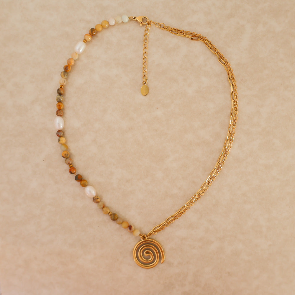 The "50/50" Necklace - Spiral