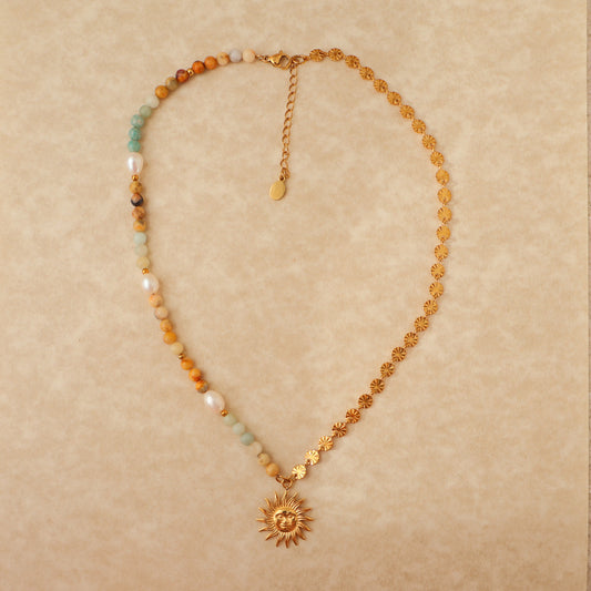 The "50/50" Necklace - Sun