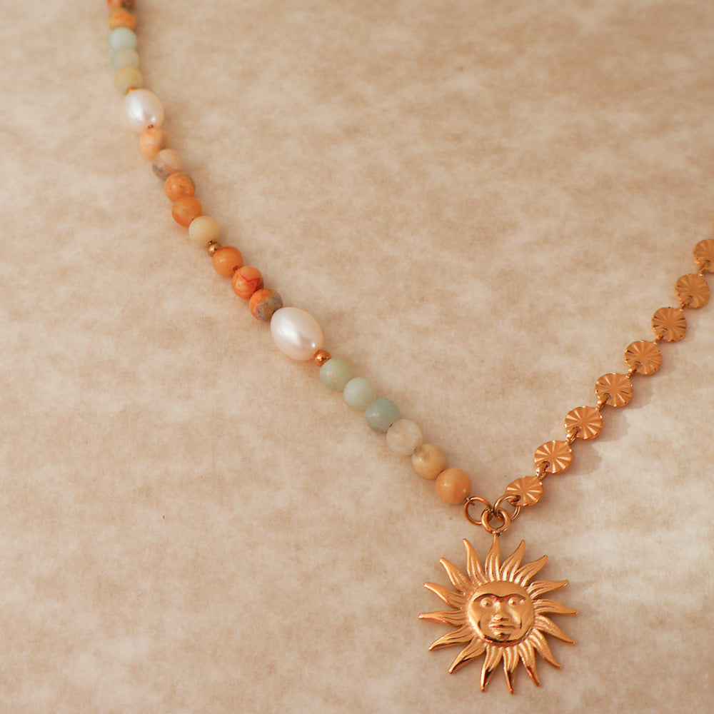 The "50/50" Necklace - Sun