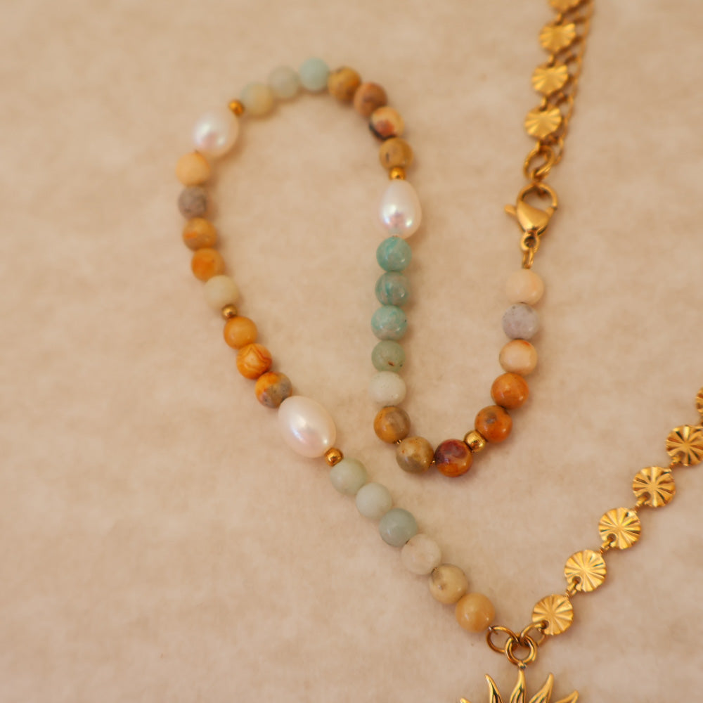 The "50/50" Necklace - Sun