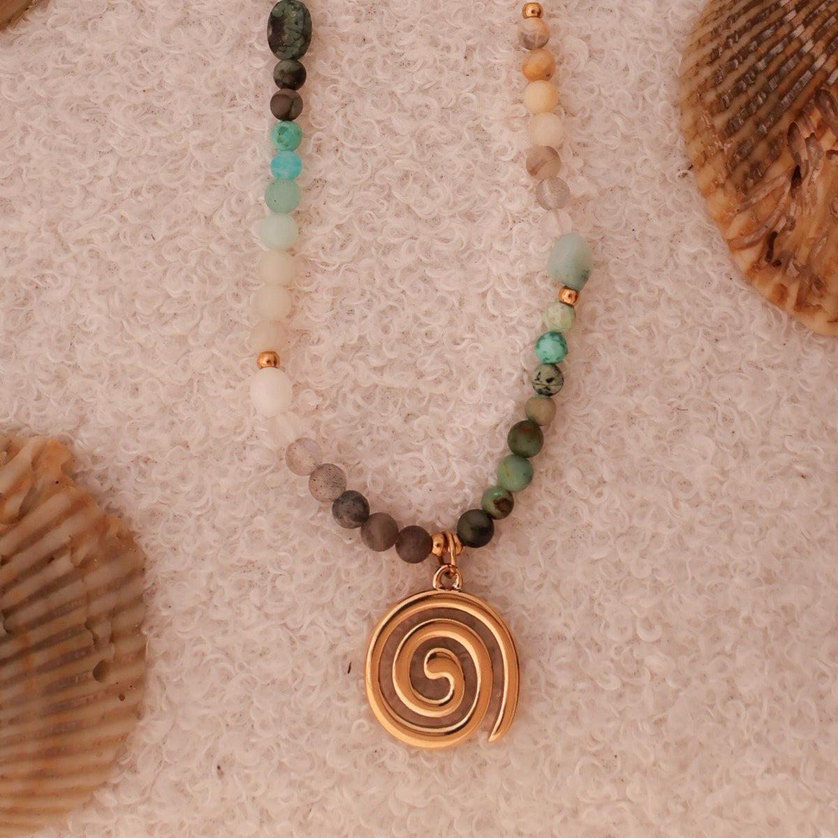 Spiral Necklace - Cenote