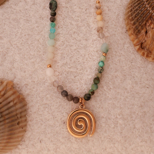 Spiral Necklace - Cenote