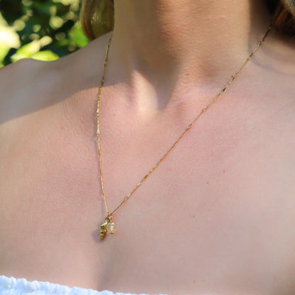 Gold Sun Earrings with Peridot