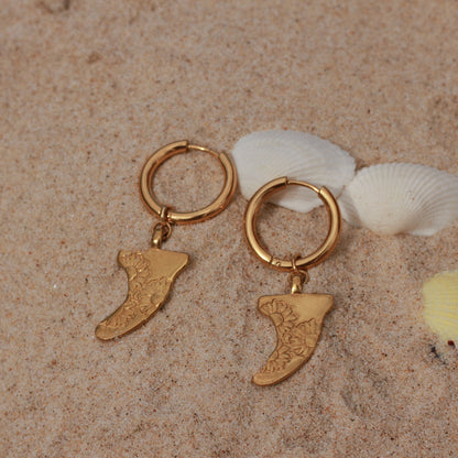 Daisy Surf Fin Earrings