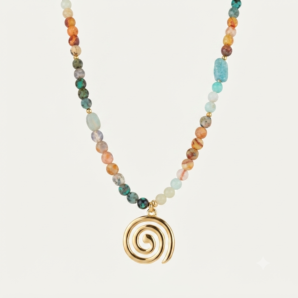 Lagoon Necklace - Spiral