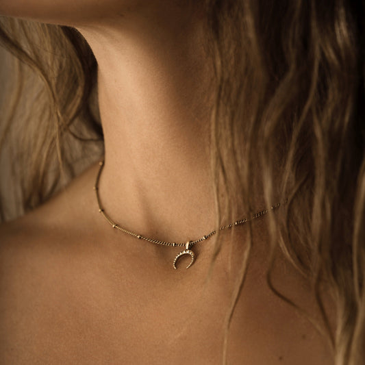Moon Necklace Osealina Jewellery