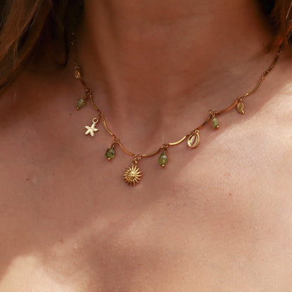 Multicharm Choker - Gold