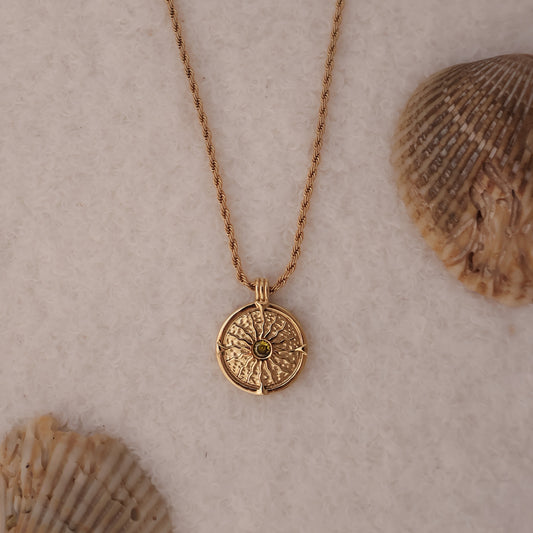 Sun Compass Necklace