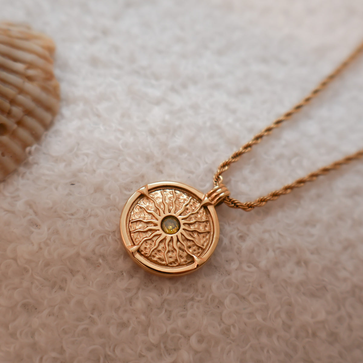 Sun Compass Necklace