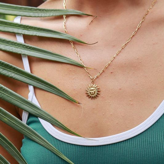 Sun Necklace - Gold