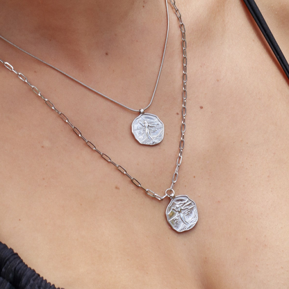 Wategos Surf Necklace - Silver