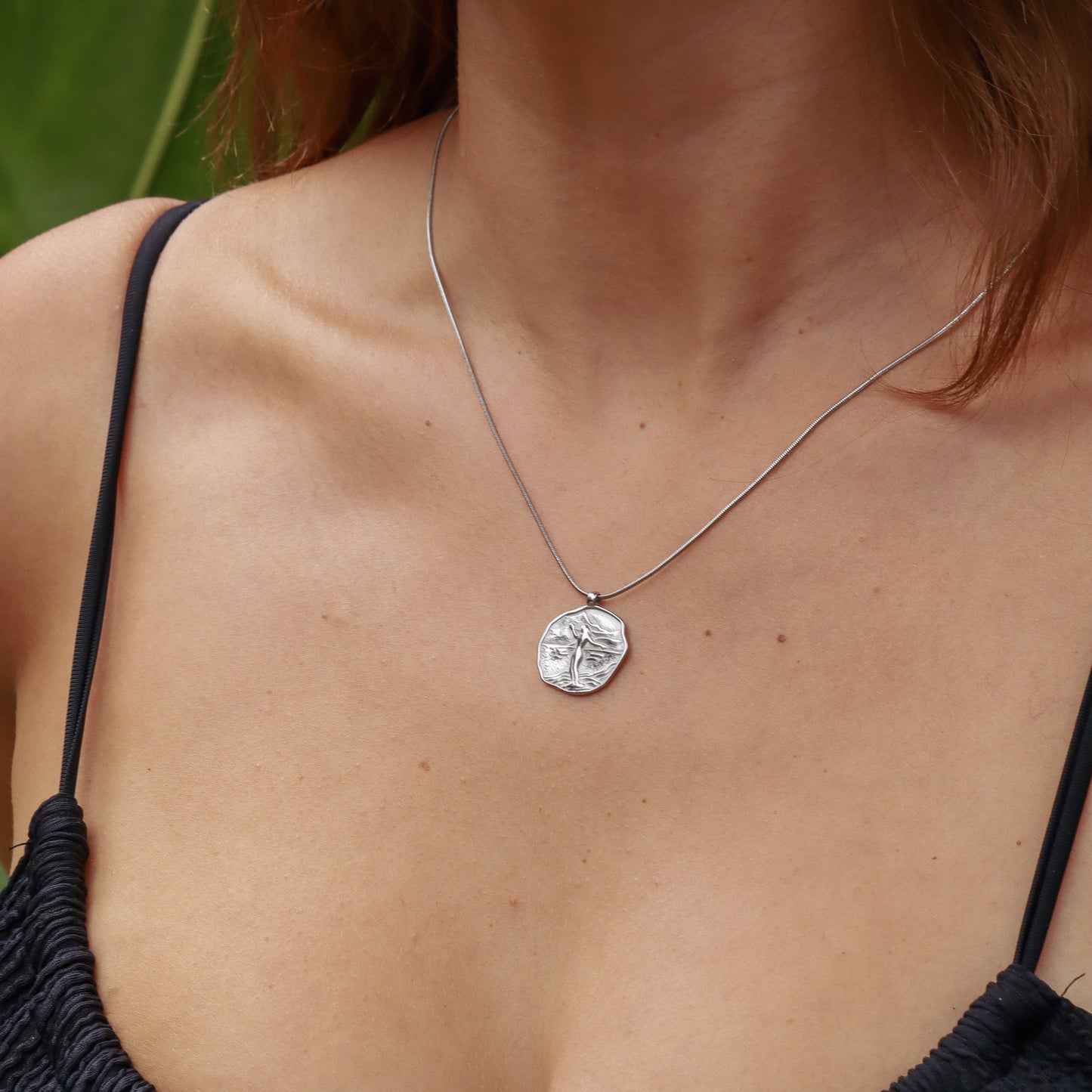 Wategos Surf Necklace - Silver