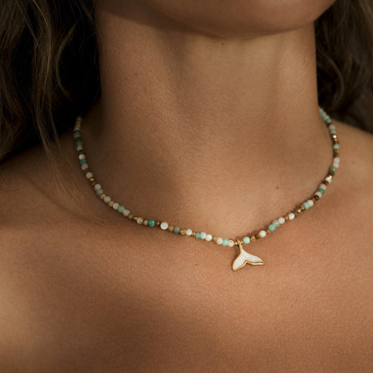 Osealina Whale Tale Choker Necklace